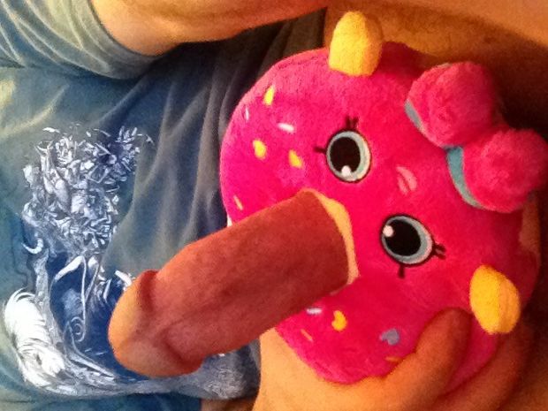 He don't discriminate, my BWC. He'll fuck the shit outta any hole, real or plushie.