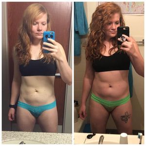 redhead pussy on display