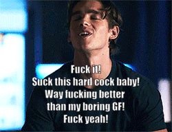 cheating boyfriend getting a blowjob