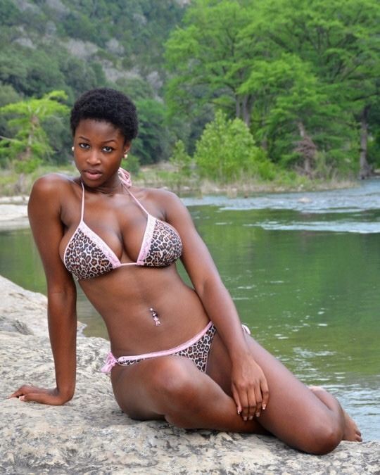 Lovely ebony woman