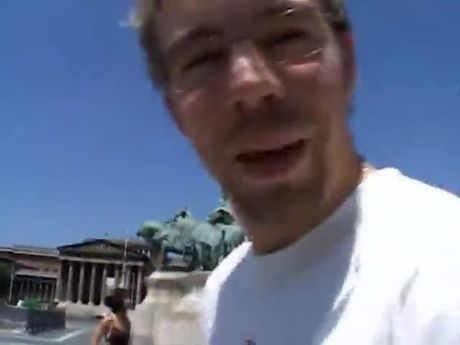 Angelina Crow: Public sex in Budapest