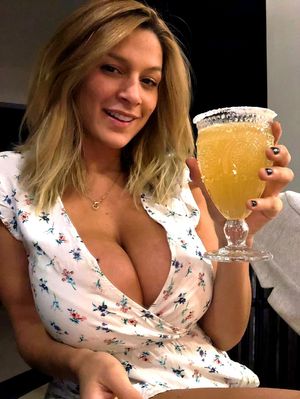 That's it bitch keep drinking! I'll have you spread wide on my bed in an hour!