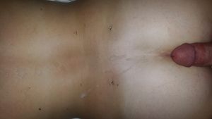 Fantastic cum on ass