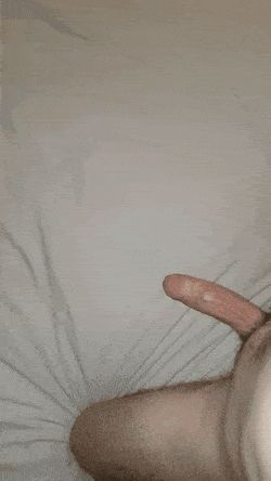 uncut cock cumming a lot