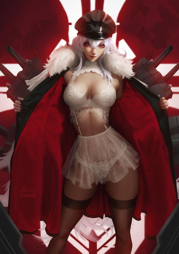 Graf Zeppelin showing off.