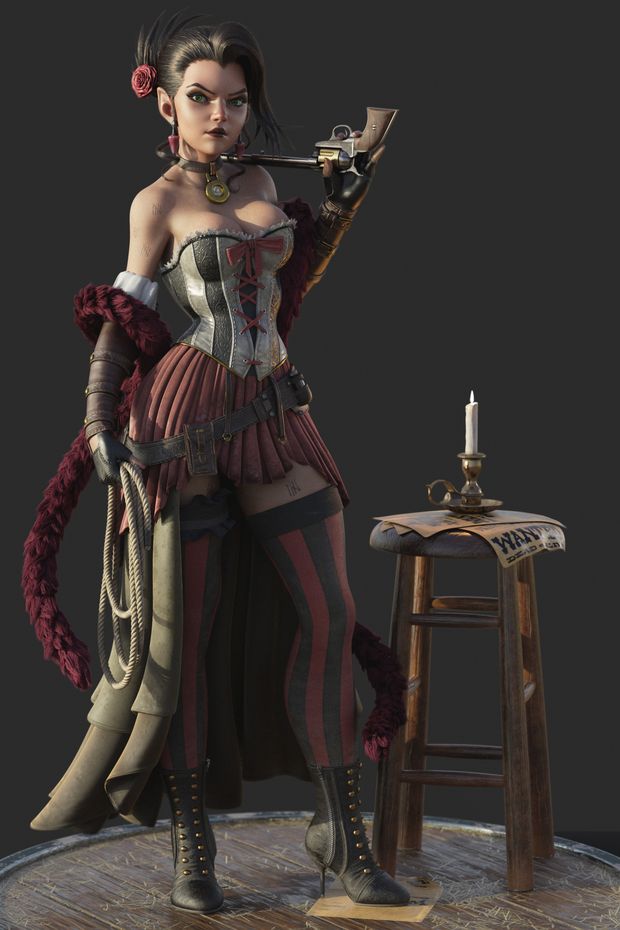 Gunslinger Rosaly.