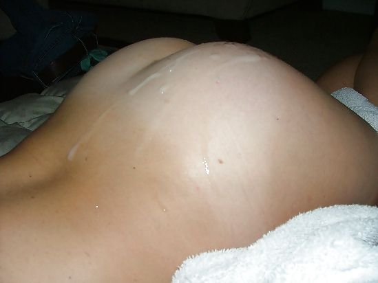 Amazing cum on ass