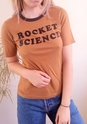 Sexy blonde with nipples pinching through shirt
