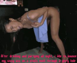 Gloryhole for a sissy