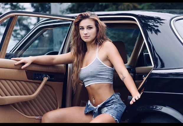 Hot brunette teen