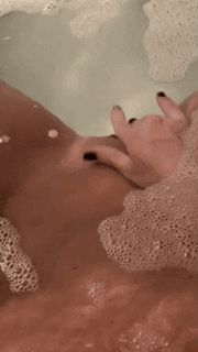Masturbating in bathtub