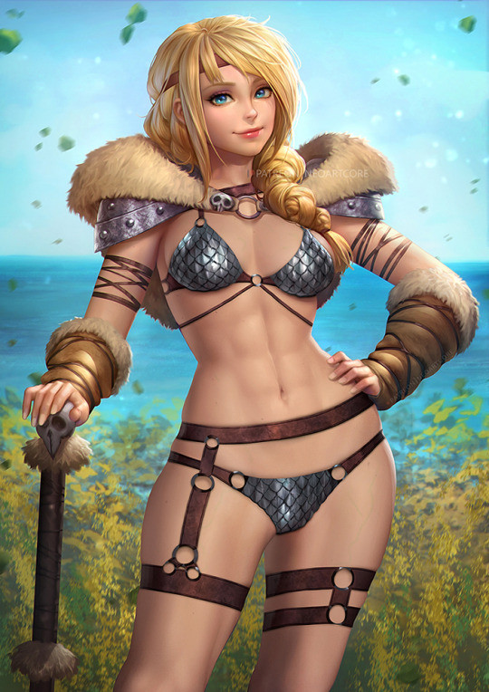 Astrid giving you a tease.