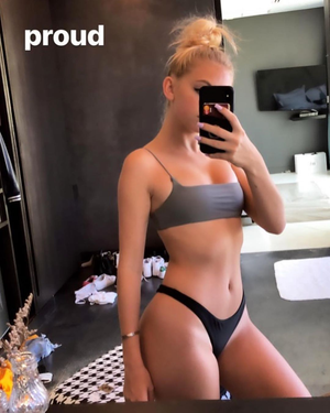 Jordyn Jones looks hot in bikini