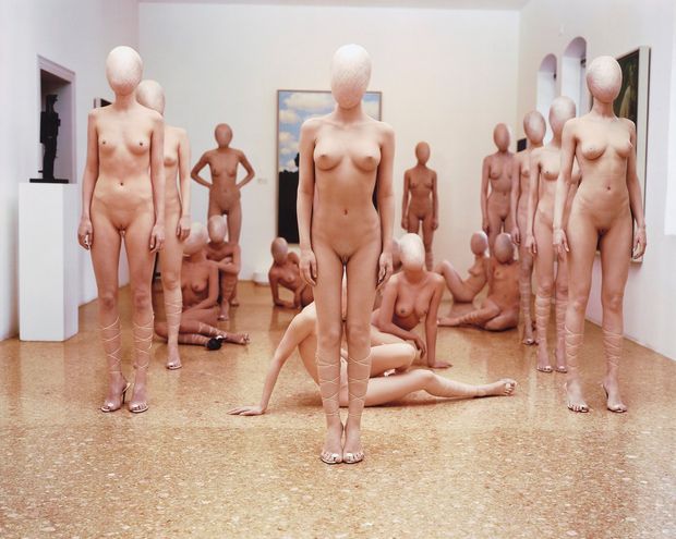 Because nothing screams art like a waxed pussy...