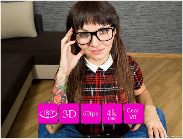 Teen Dasha dance dirty lapdance in VR