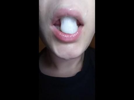 Is this how you want me to play with your cum?