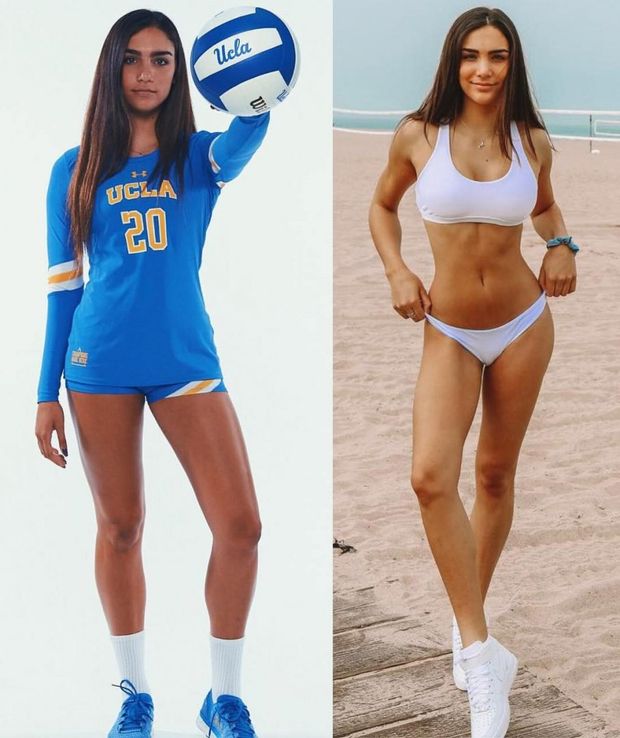 6'1" (185cm) tall volleyball player