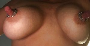 Long unpierced nipples