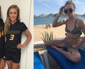 Fit Mizzou soccer player in bikini