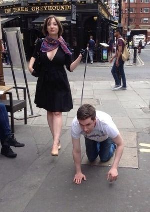 Strolling down the avenue