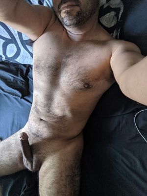 Self shot after shower