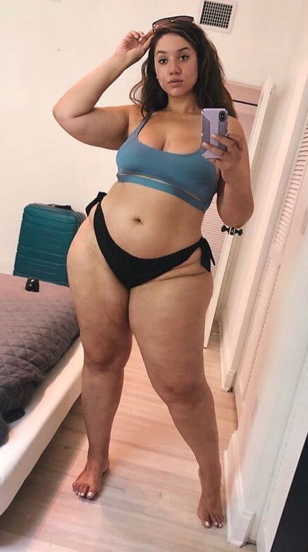 thick selfie