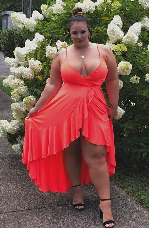 bbw in a dress
