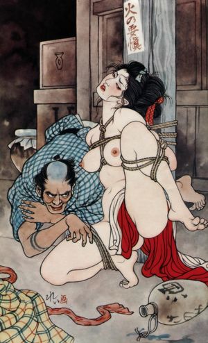 Japanese bondage Painting
