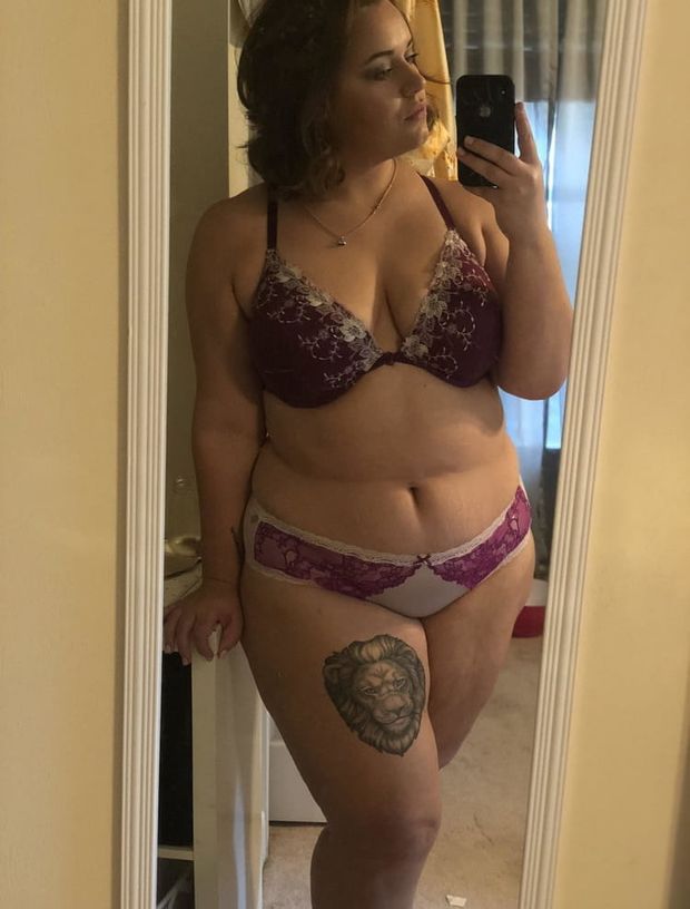 bbw selfie