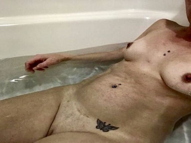 She loves a good hot bath