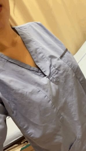 Excellent nurse boobs