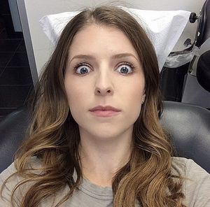 Oral performance exam at the dentist for Anna Kendrick