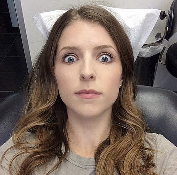 Oral performance exam at the dentist for Anna Kendrick
