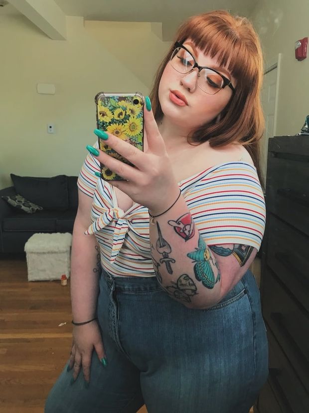 bbw selfie