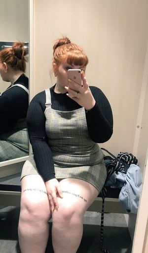 bbw selfie