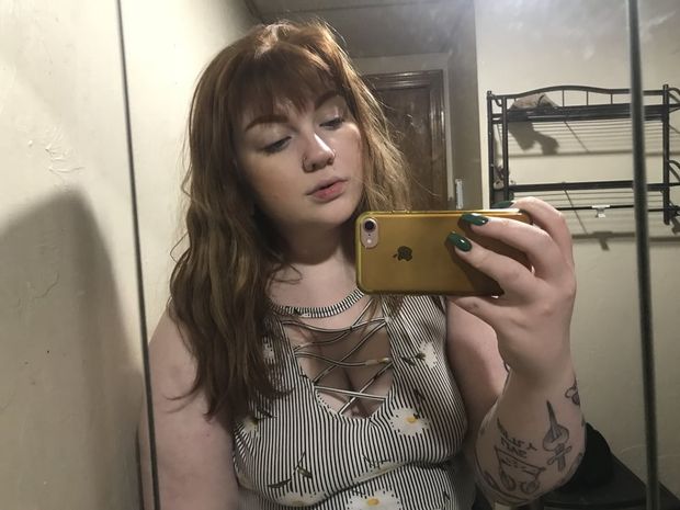 bbw selfie