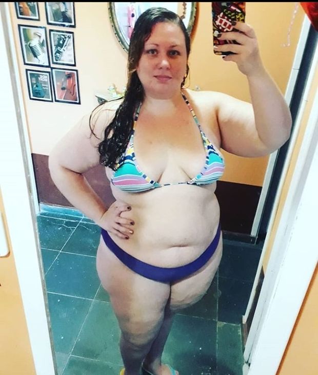 bbw selfie
