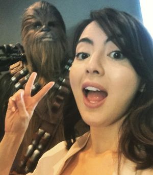As chewie grabs my ass