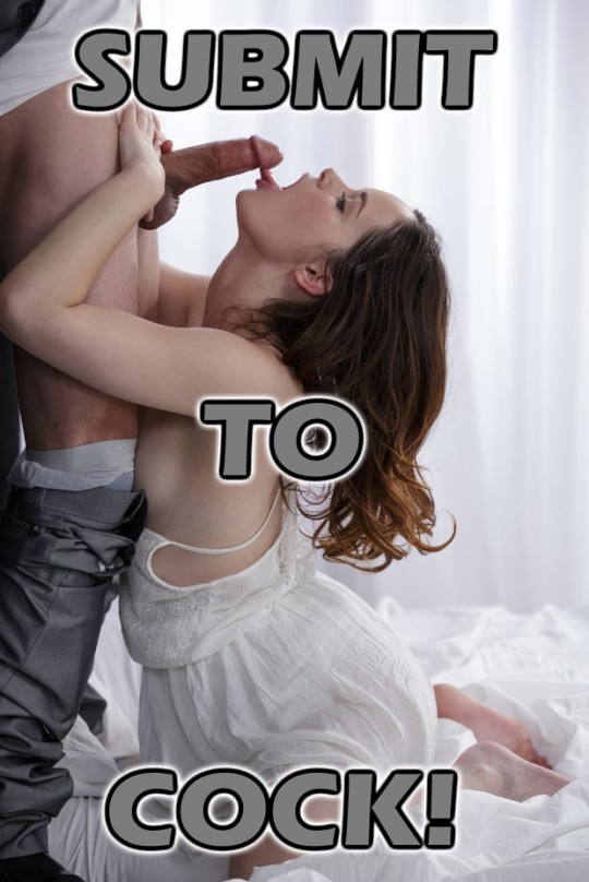 Submit To Cock Sissy Caption