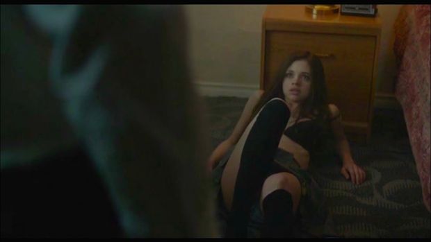 India Eisley thrown down in her underwear