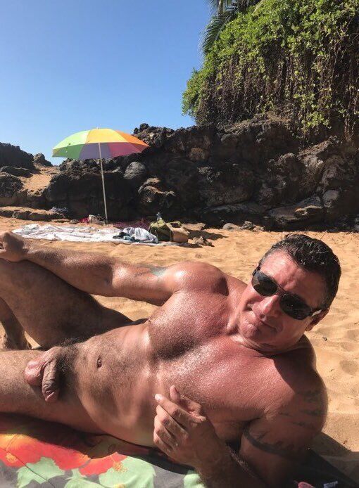 dick at beach