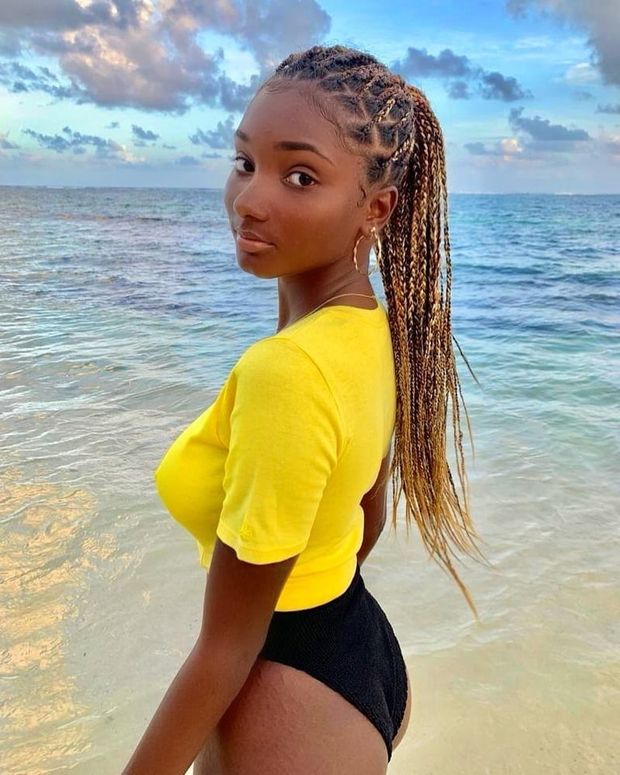 cute ebony