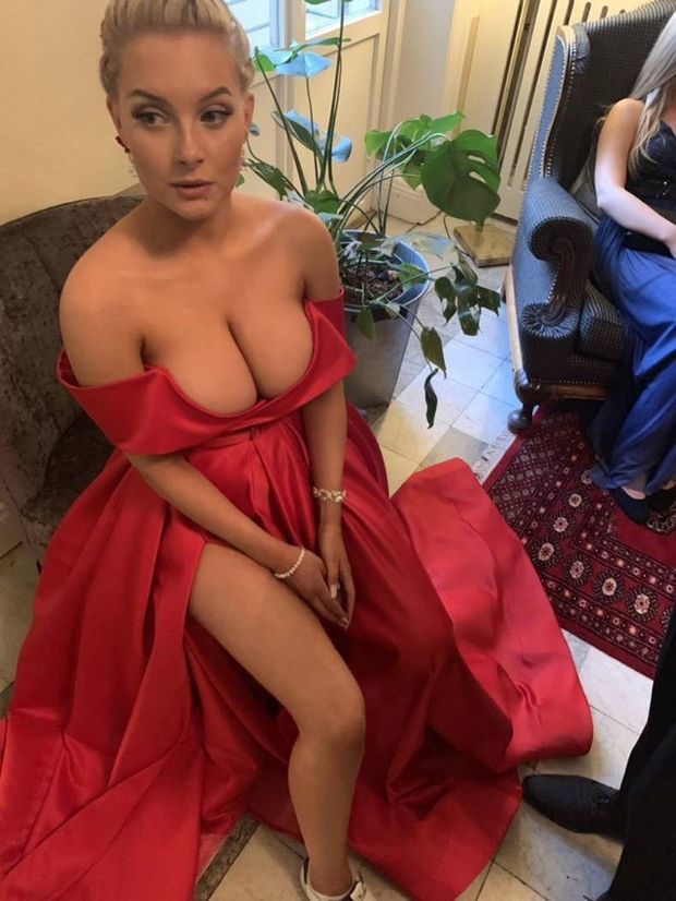 Red dress