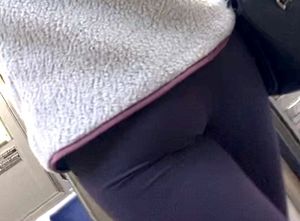 Hot Nerdy teen in leggings