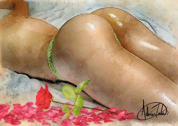 Ass. Bubble butt and sleeping.