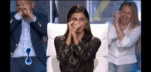 Belen rodriguez knows that move