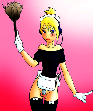 опоясанная шлюшка = slut in the belt chastity