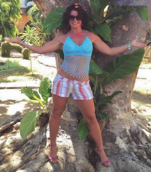 That Body... (Fit MILF In Mesh Top & Shorts)