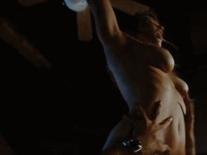 Climaxing while grinding on a big cock