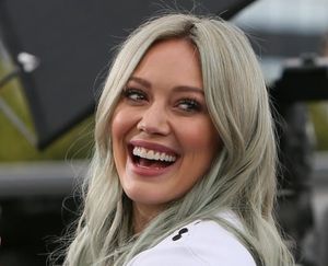 Hilary Duff smiling